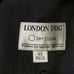 Mens London Fog Trench Coat Size 40 Reg Dark Gray Belted Epaulettes