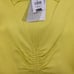 A.L.C. Mini Fit and Flare Dress Size 10 Lemon Yellow 3/4 Sleeve Plunging V Neck