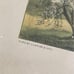 Vintage Currier & Ives American Homestead Spring Litho Print Framed Under Glass