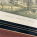 Vintage Currier & Ives American Homestead Spring Litho Print Framed Under Glass