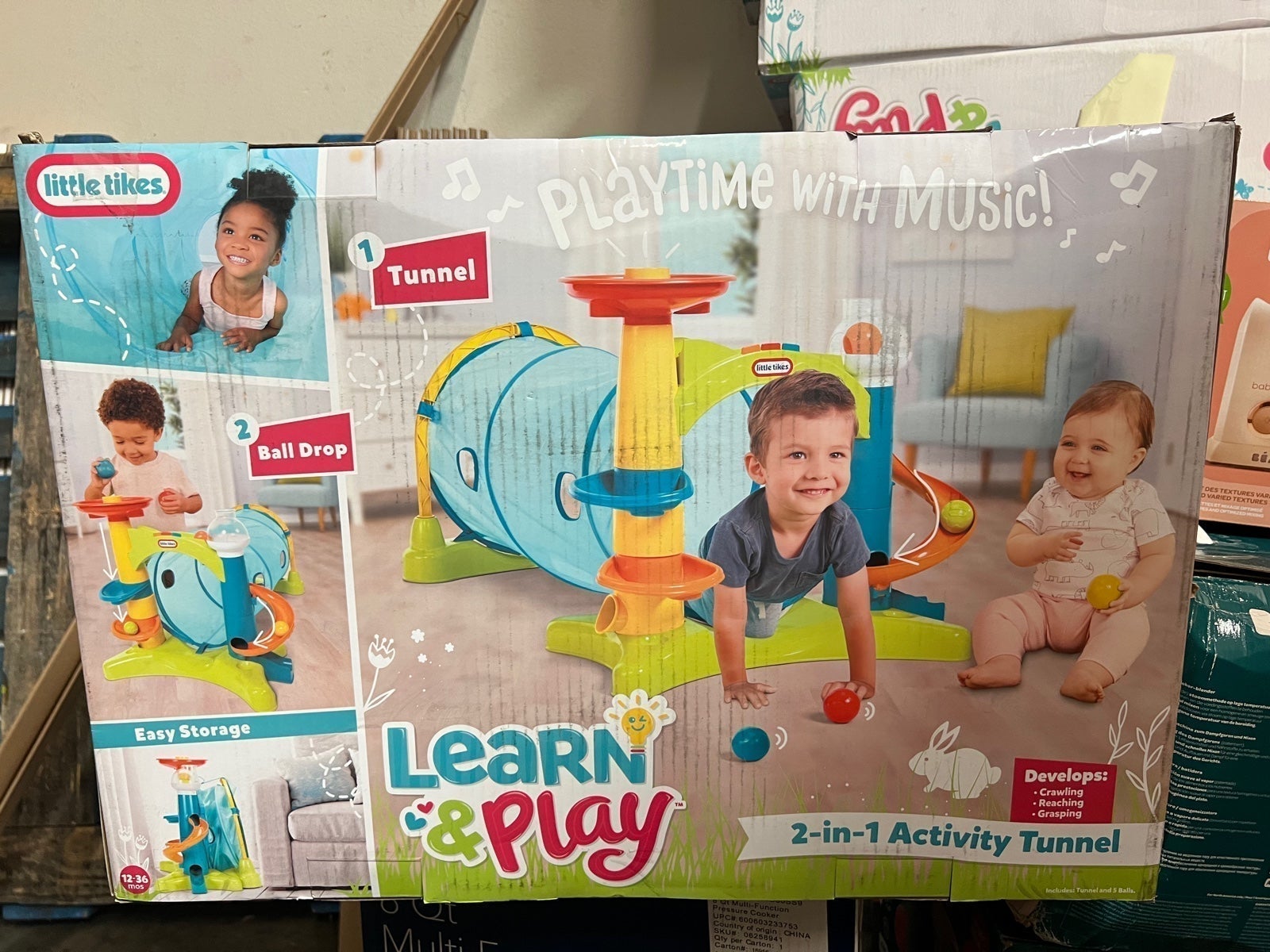 Little Tykes Learn + Play Tunnel Brand New