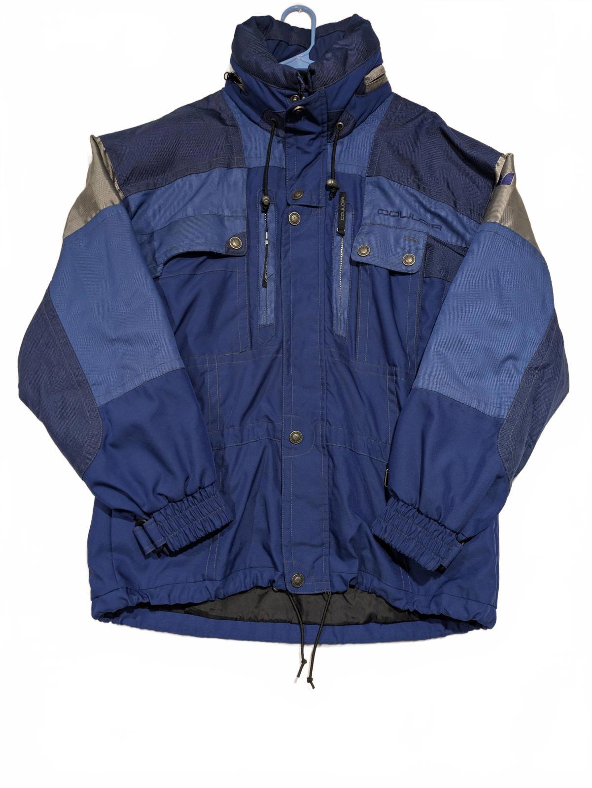 COULOIR Weather-Resistant Ski Jacket Blue Size 42 Large Full Zip