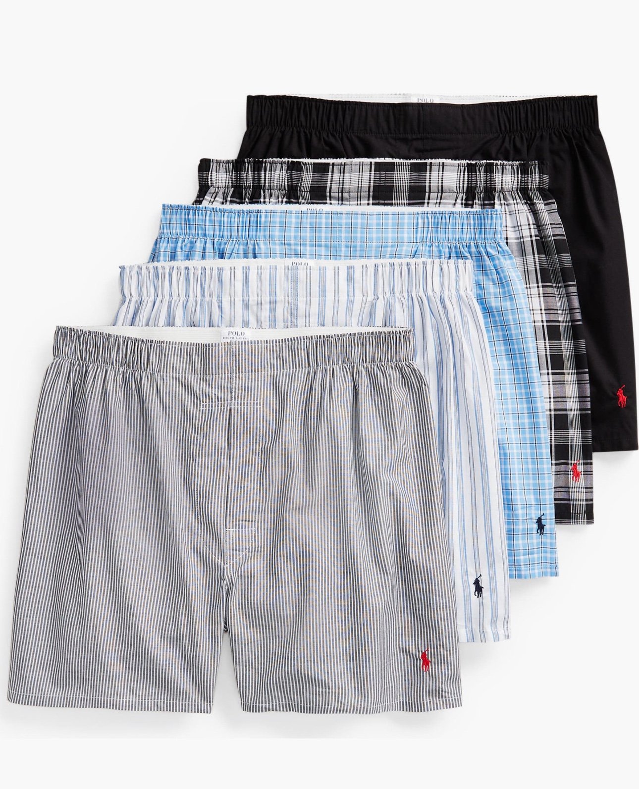 New authentic Ralph Lauren polo boxers underwear men’s 5 pack multicolor medium