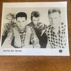 Vintage Depeche Mode Sire Records Vintage 8x10 Press Photo Collectible