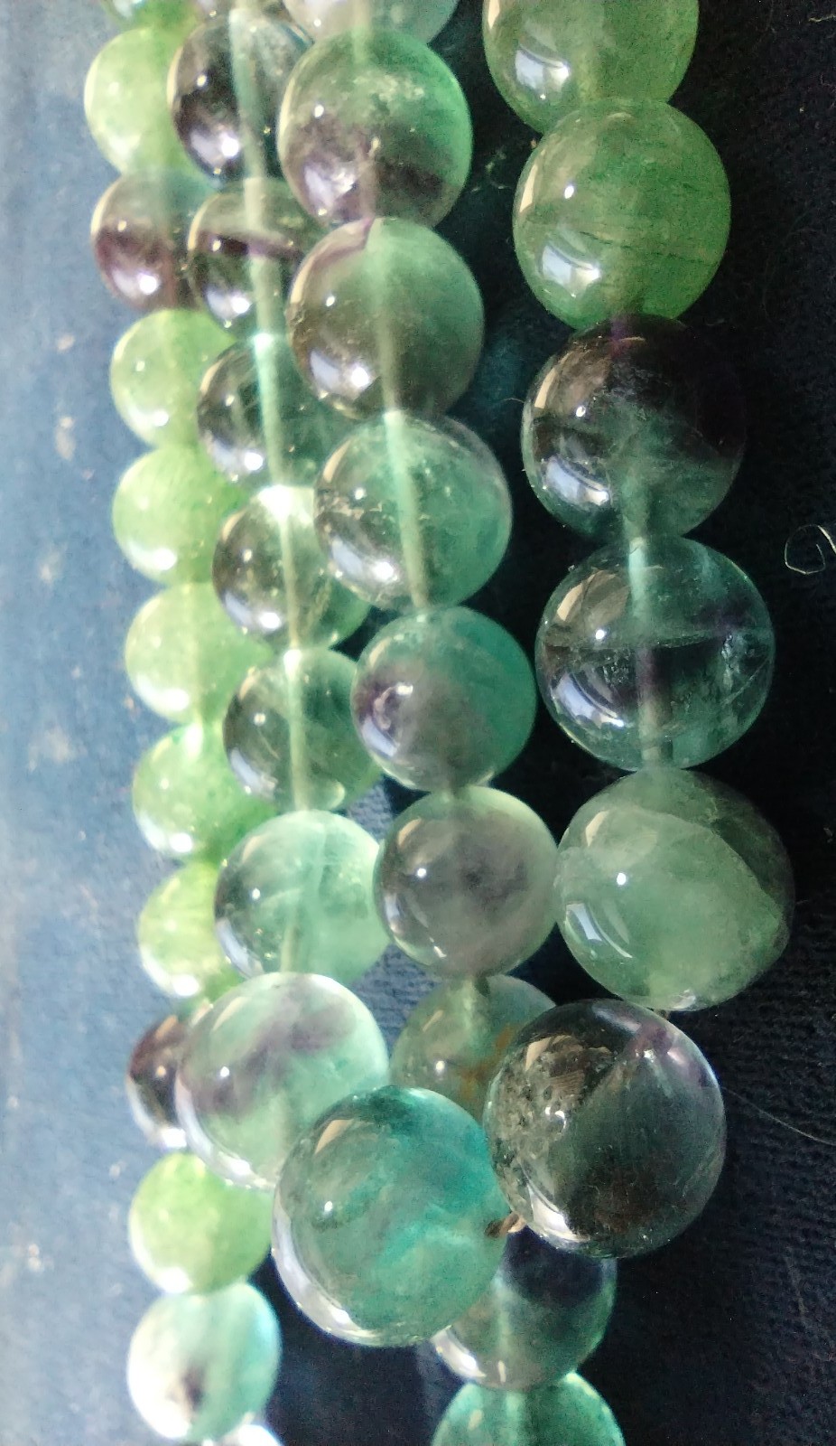 Crystal necklace:: aqua moonset:: bg4404