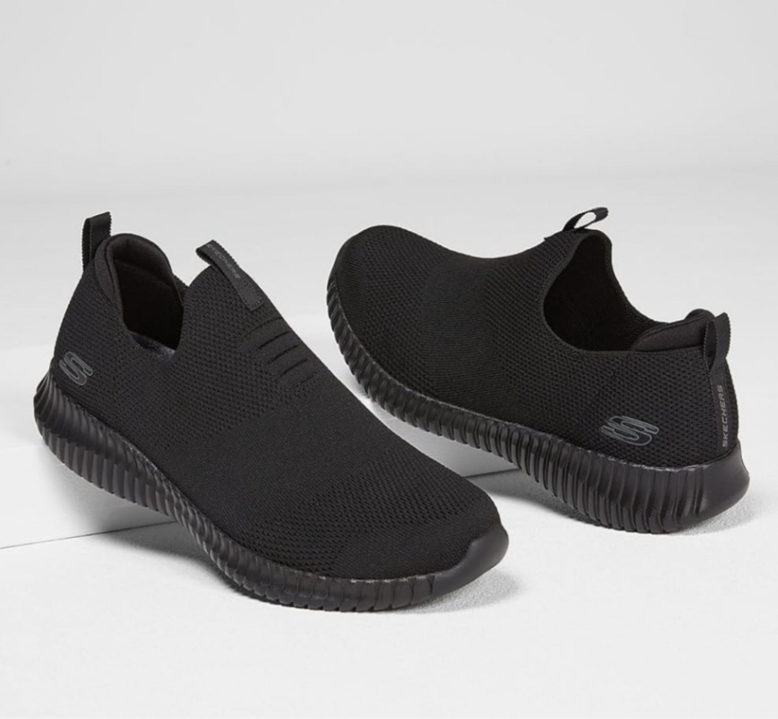 Skechers Men's Elite Flex Wasik Loafer Casual black Slip-on Comfort Shoes~Size 9
