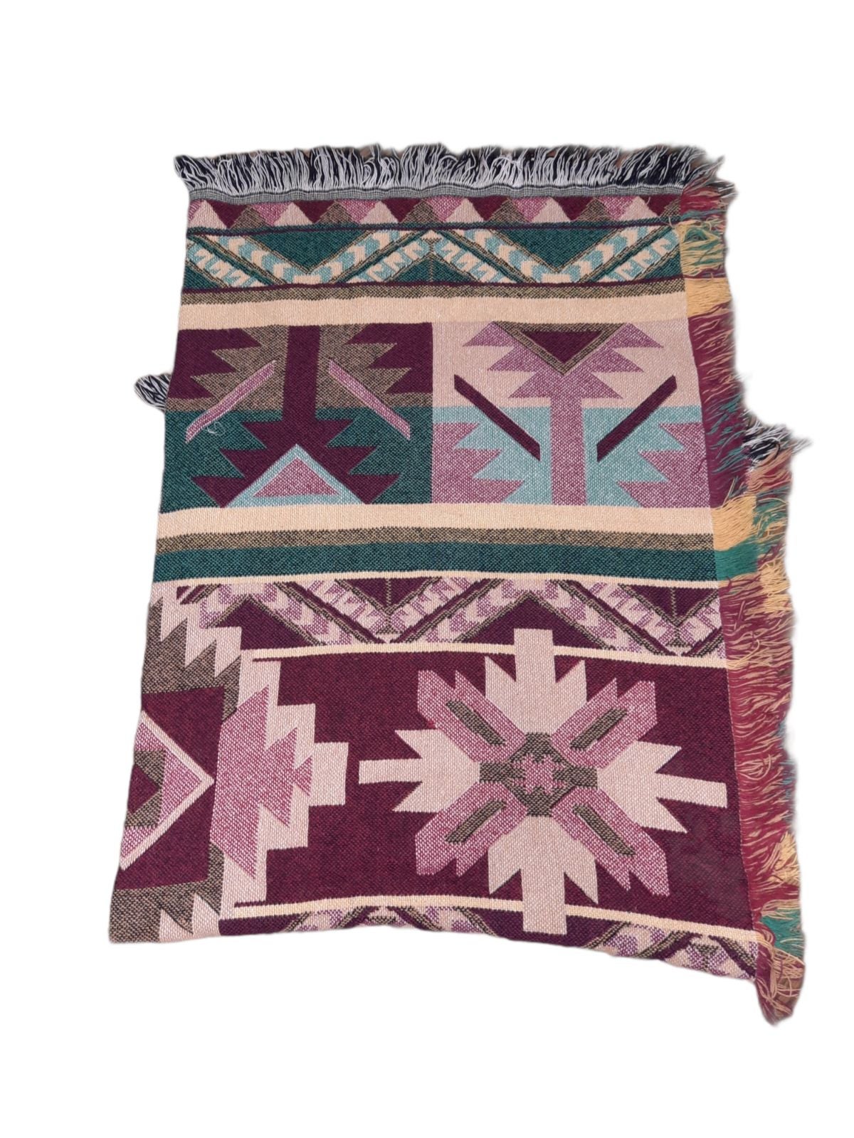 Aztec Bohemian Afghan Blanket Throw Couc