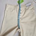 Sam Edelman nwt Codie high rise wide leg ankle jeans ecru cream button fly 8 29