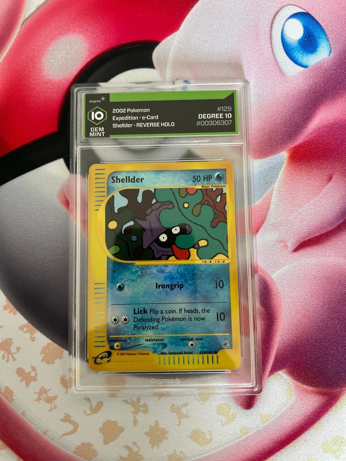 Pokemon Shellder Reverse Holo #129 Pokemon Expedition