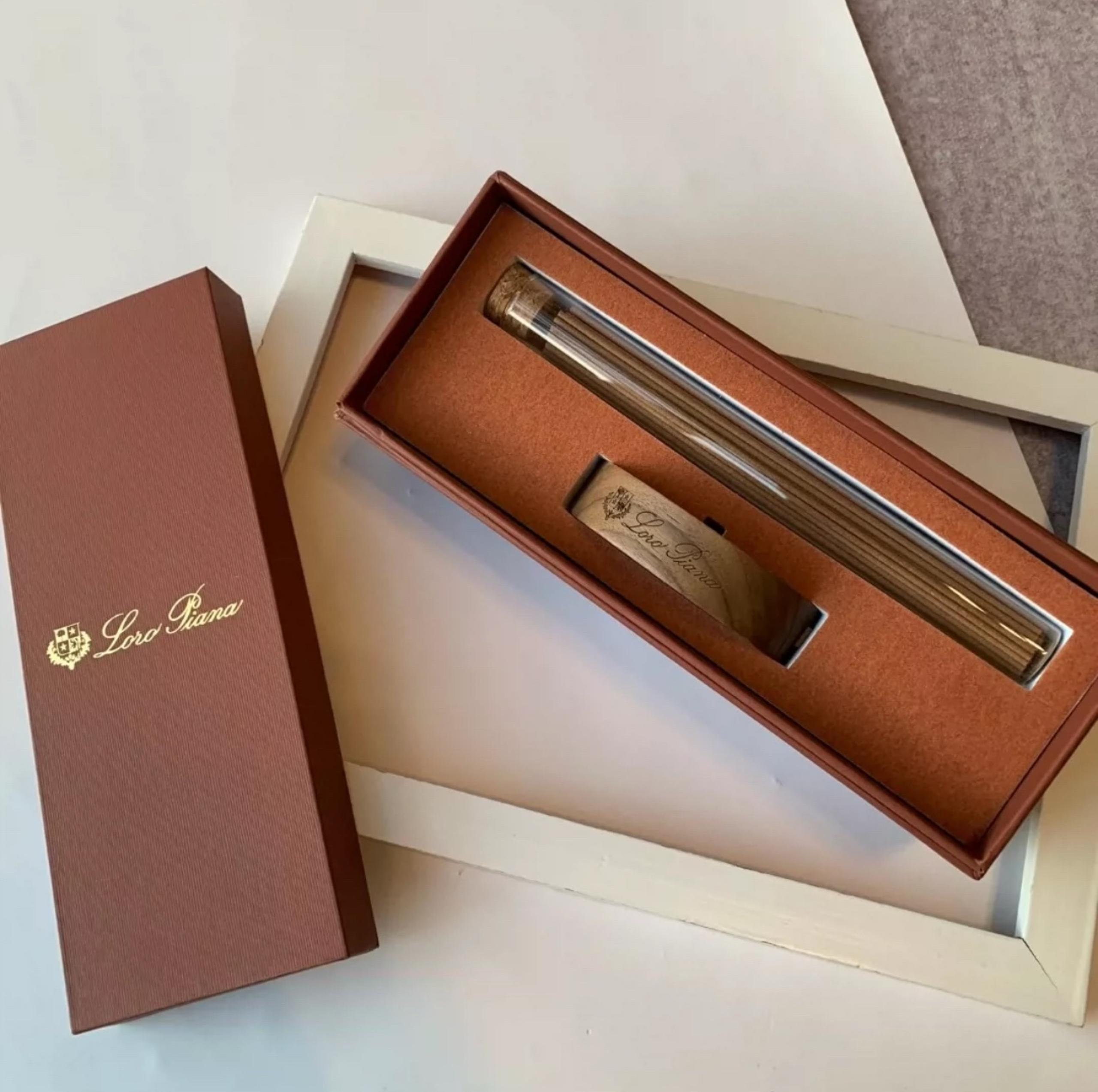 Rare Loro Piana Wood Incense Set, Limited Edition Gift, New With Box Father Gift