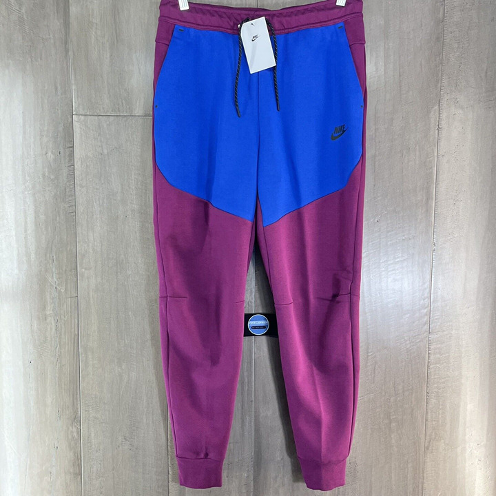 Nike Sportswear Men's Tech Fleece Joggers Purple Blue XXL