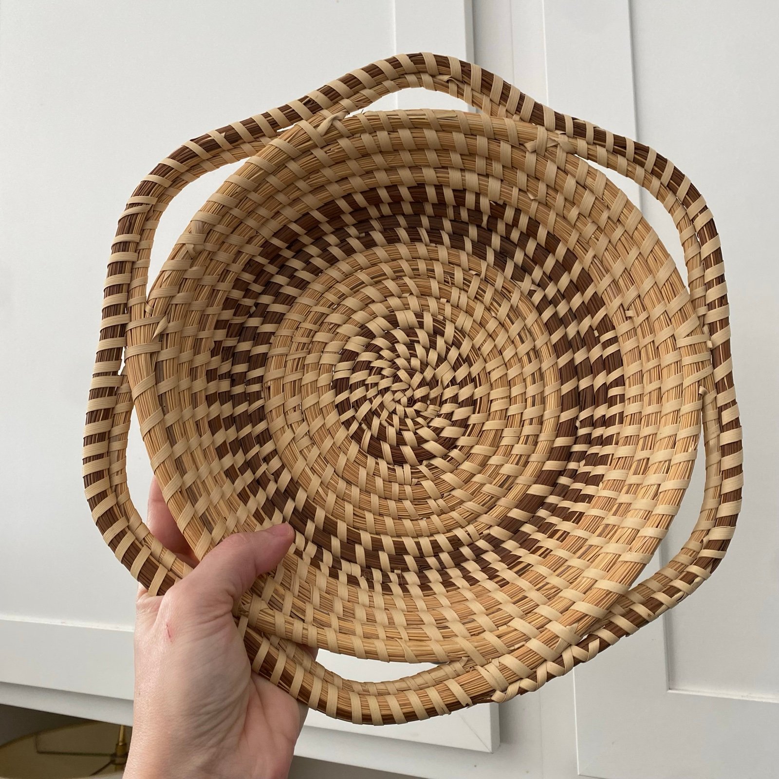 Charleston Sweetgrass Gullah Basket 12”
