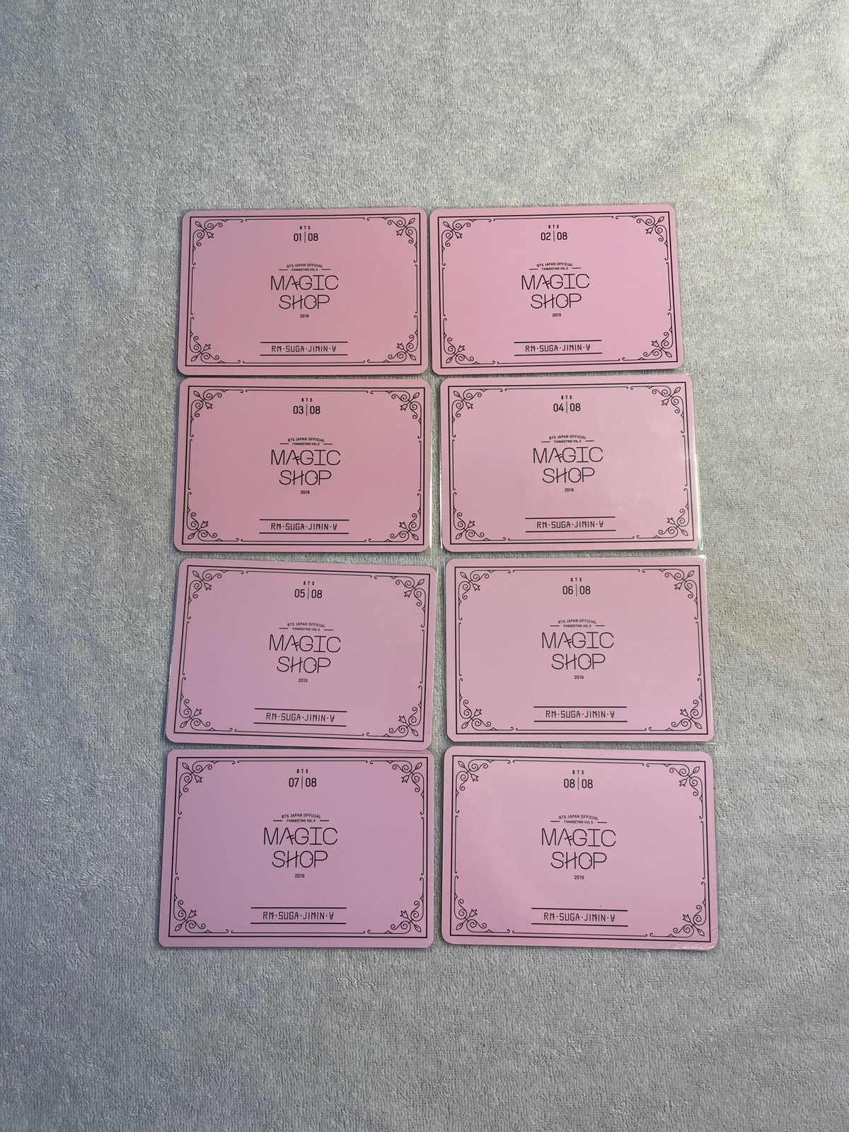 BTS magic shop japan unit set