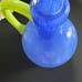 NEW 2.2lb Heavy Vase,Blue Glass Vase for Home Decor