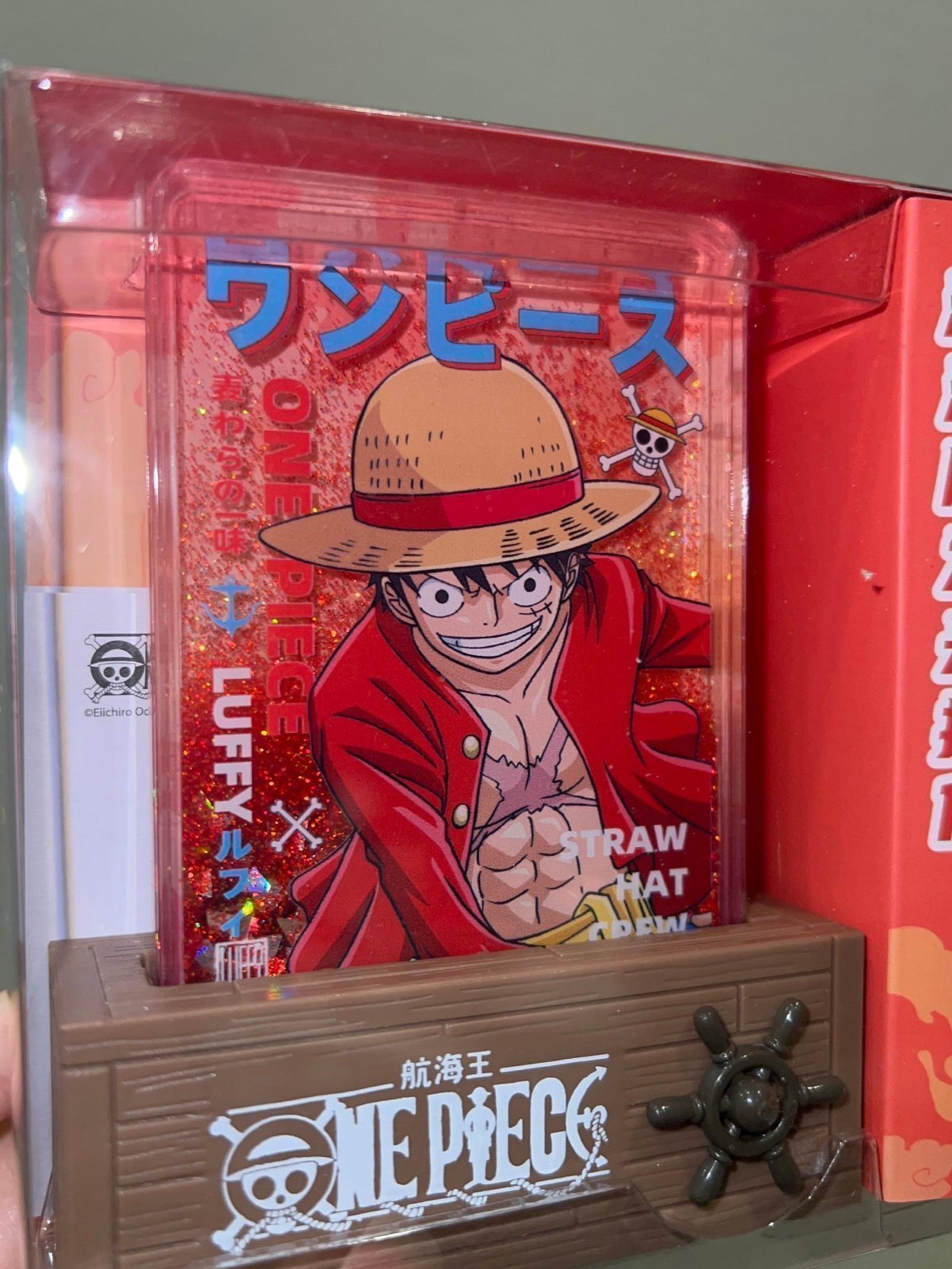Monkey D. Luffy One Piece quicksand acrylic stand light collectible figure toy