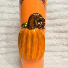 20oz 3D Pumpkin Tumbler, glow in the dark