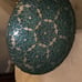 Bowl large w/ blue & silver designs by Argent