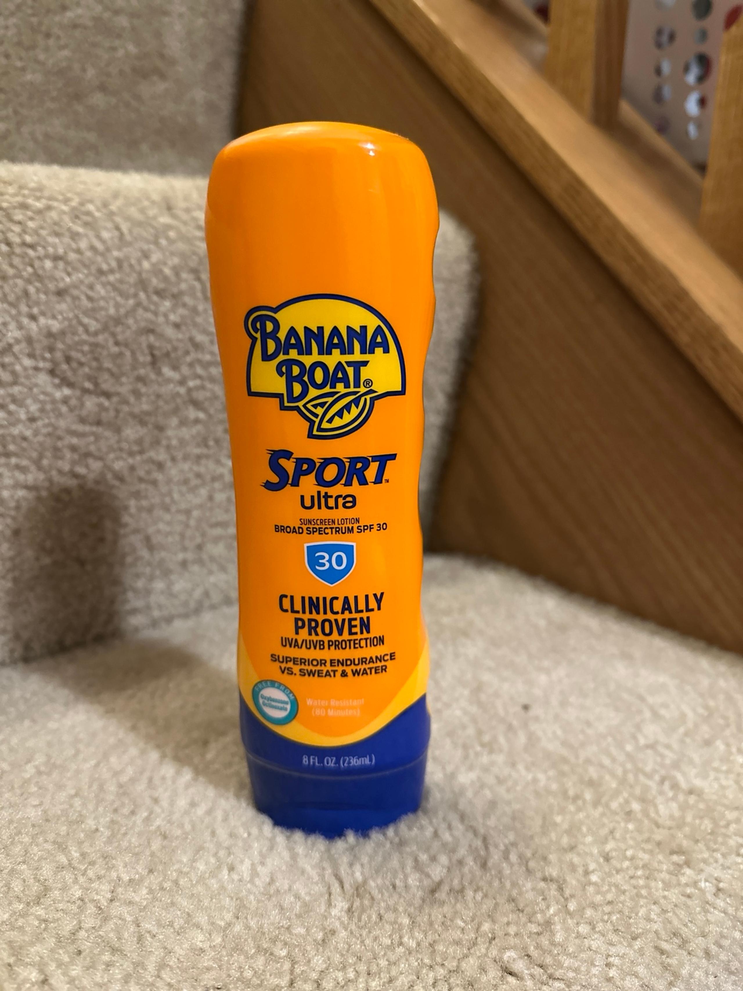 Banana Boat Sport Ultra SPF 30 Sunscreen Lotion, Sport Sunscreen, new