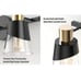 Clear Glass Shade Wall Lamp (2 Lights)