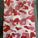 2001 A Bathing Ape Bape Pepsi Relax handkerchief Postcard PackPink Camo Fabric
