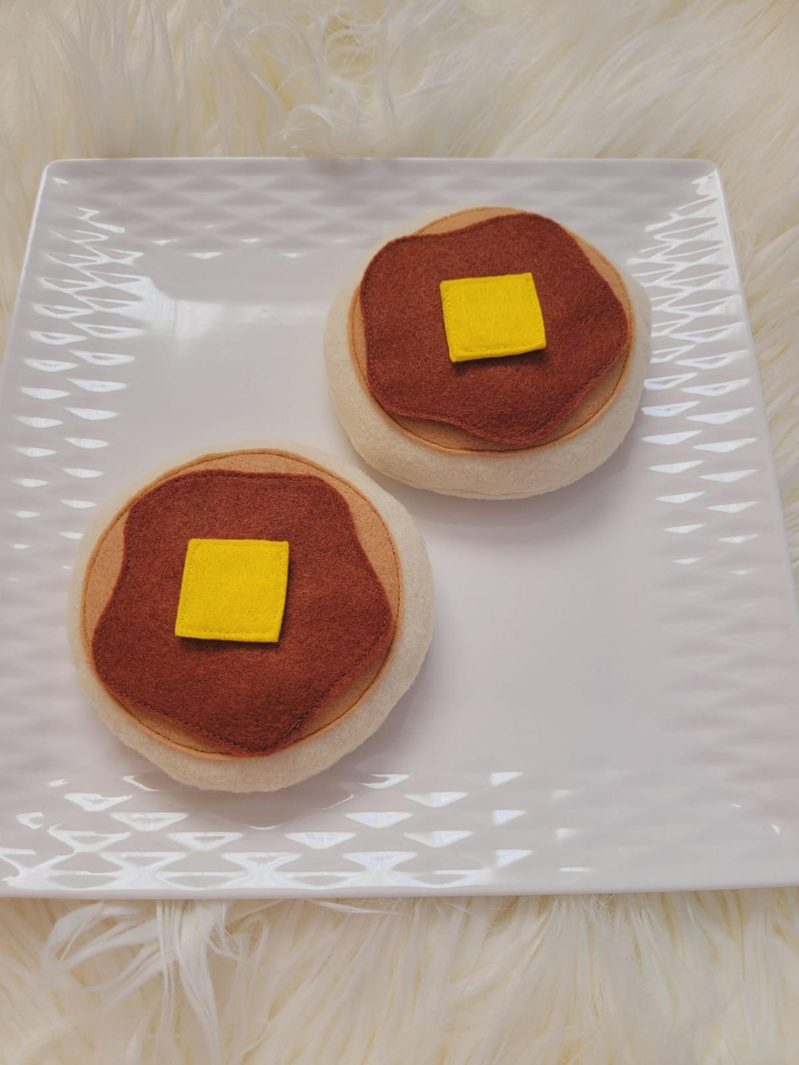 Felt pancakes set