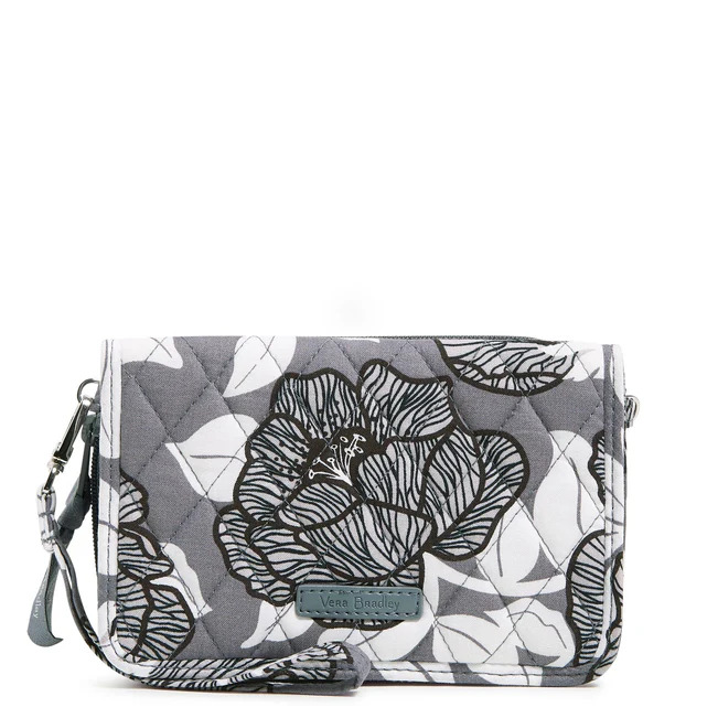 NEW Vera Bradley RFID 3-in-1 Crossbody Bag in Moon Shadow Meadow pattern