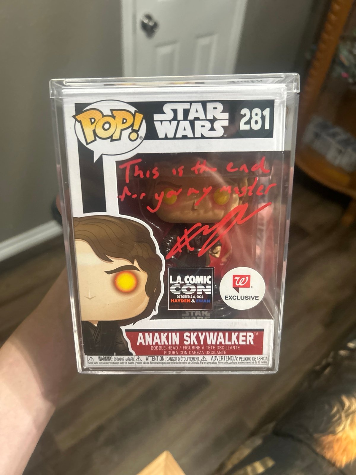 anakin skywalker funko signed