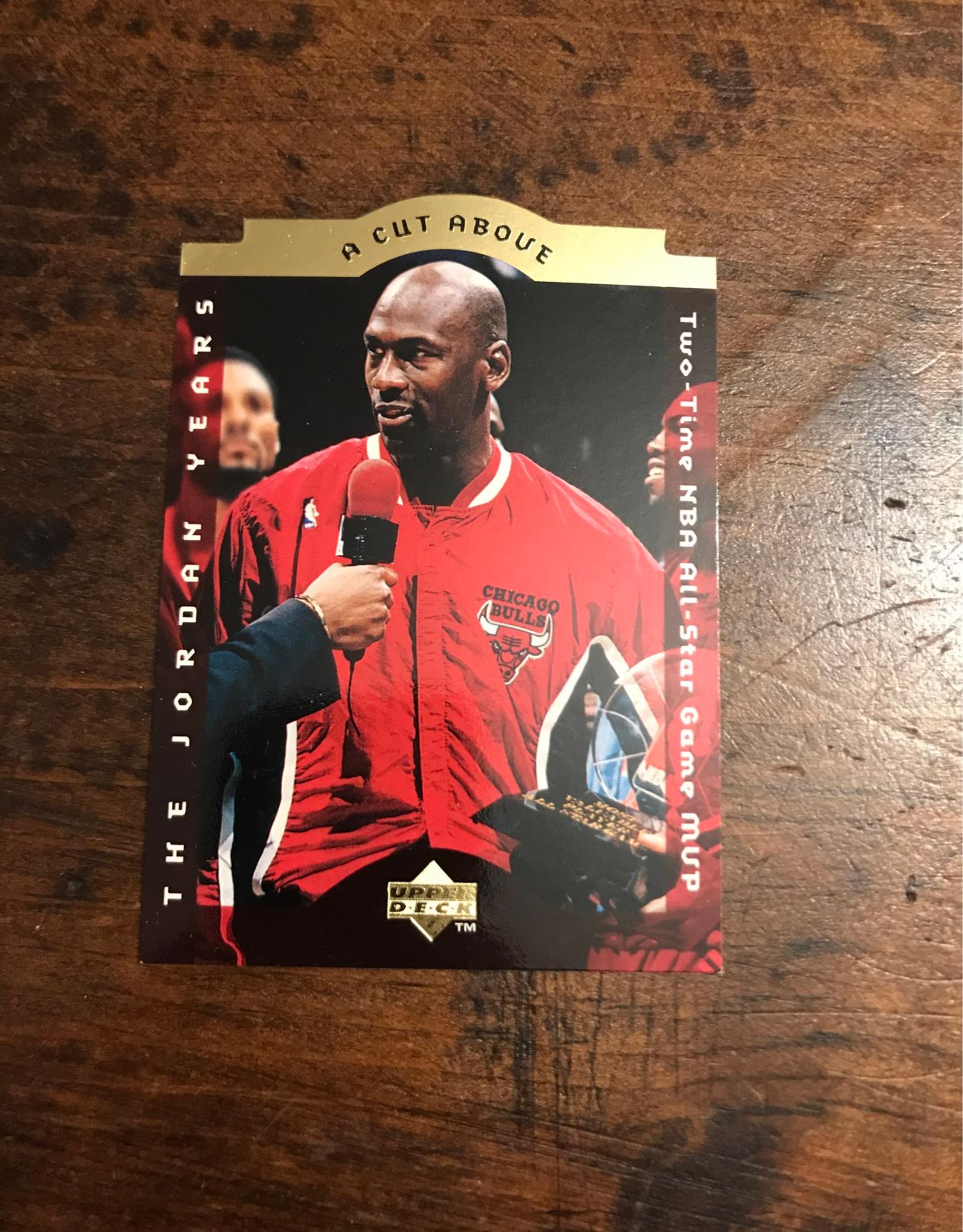 Michael Jordan Upper Deck Trading Card