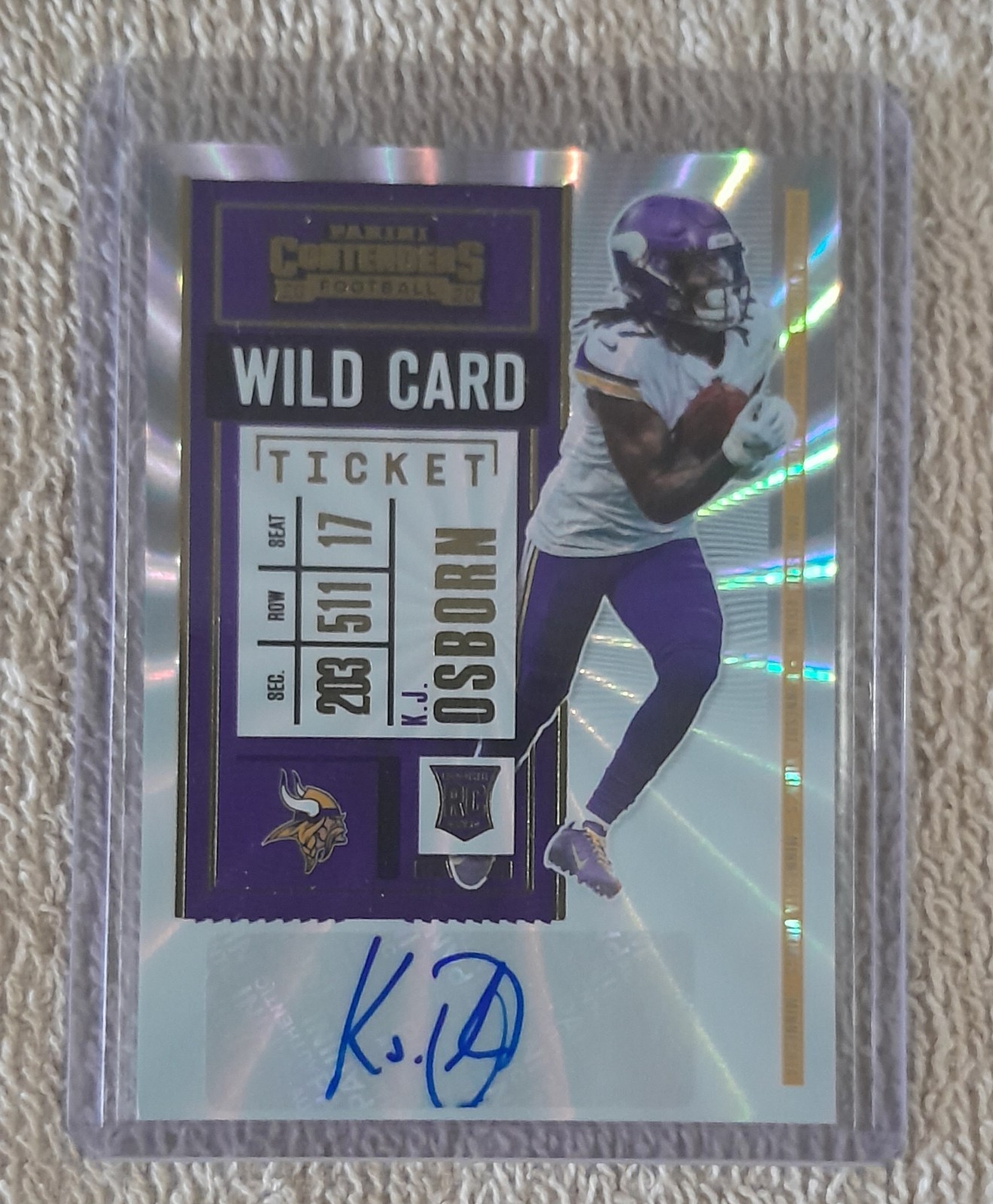 K. J. Osborn Rookie card
