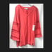 VTG ISLA Resort Wear Boho Tunic Sz M