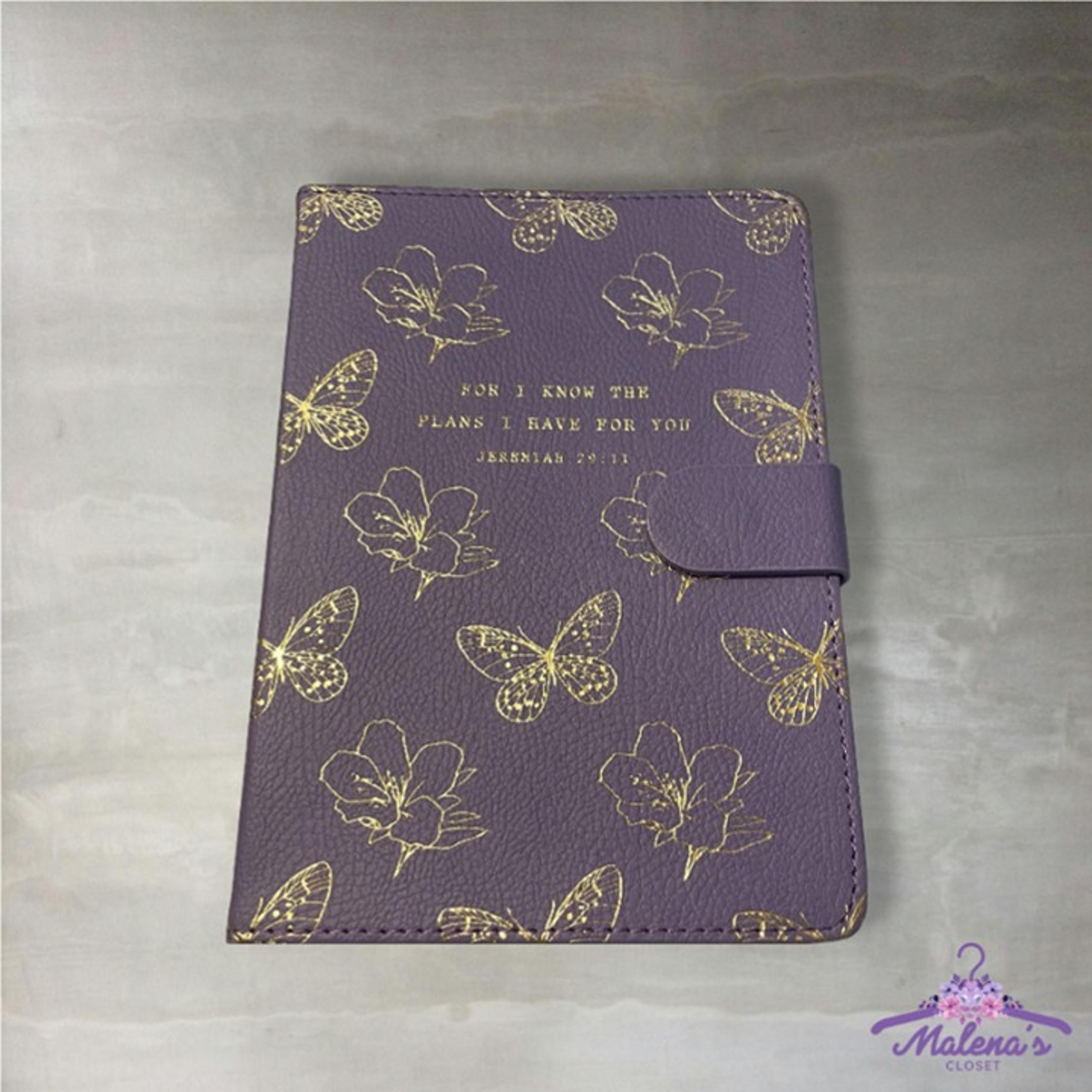 NEW Purple PU Leather Diary