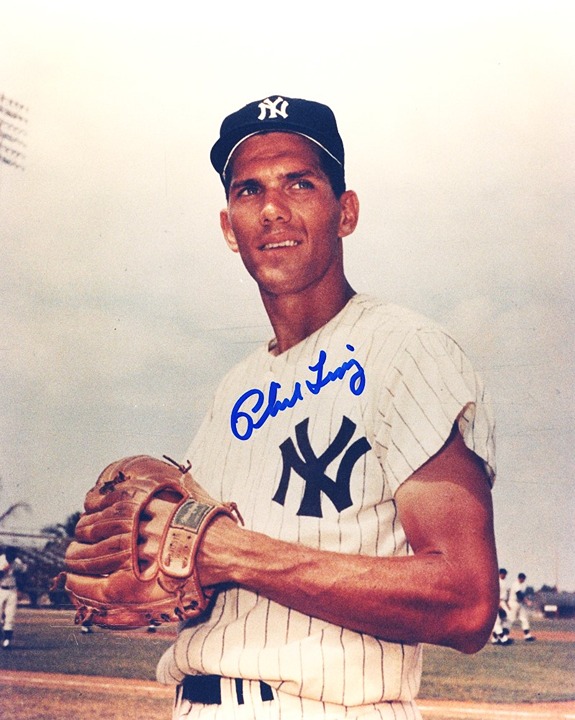 Phil Linz New York Yankees Signed Vintage 8x10 Photo (SC) Free Shipping