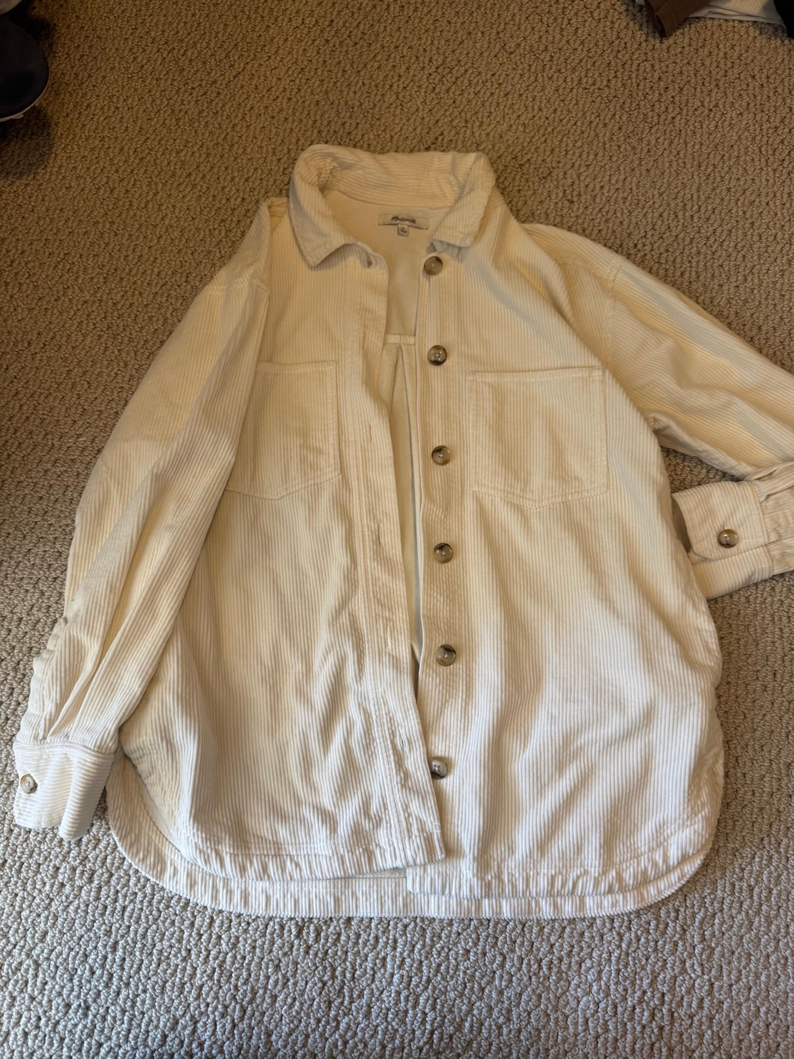 Madewell Corduroy Shacket Size XS