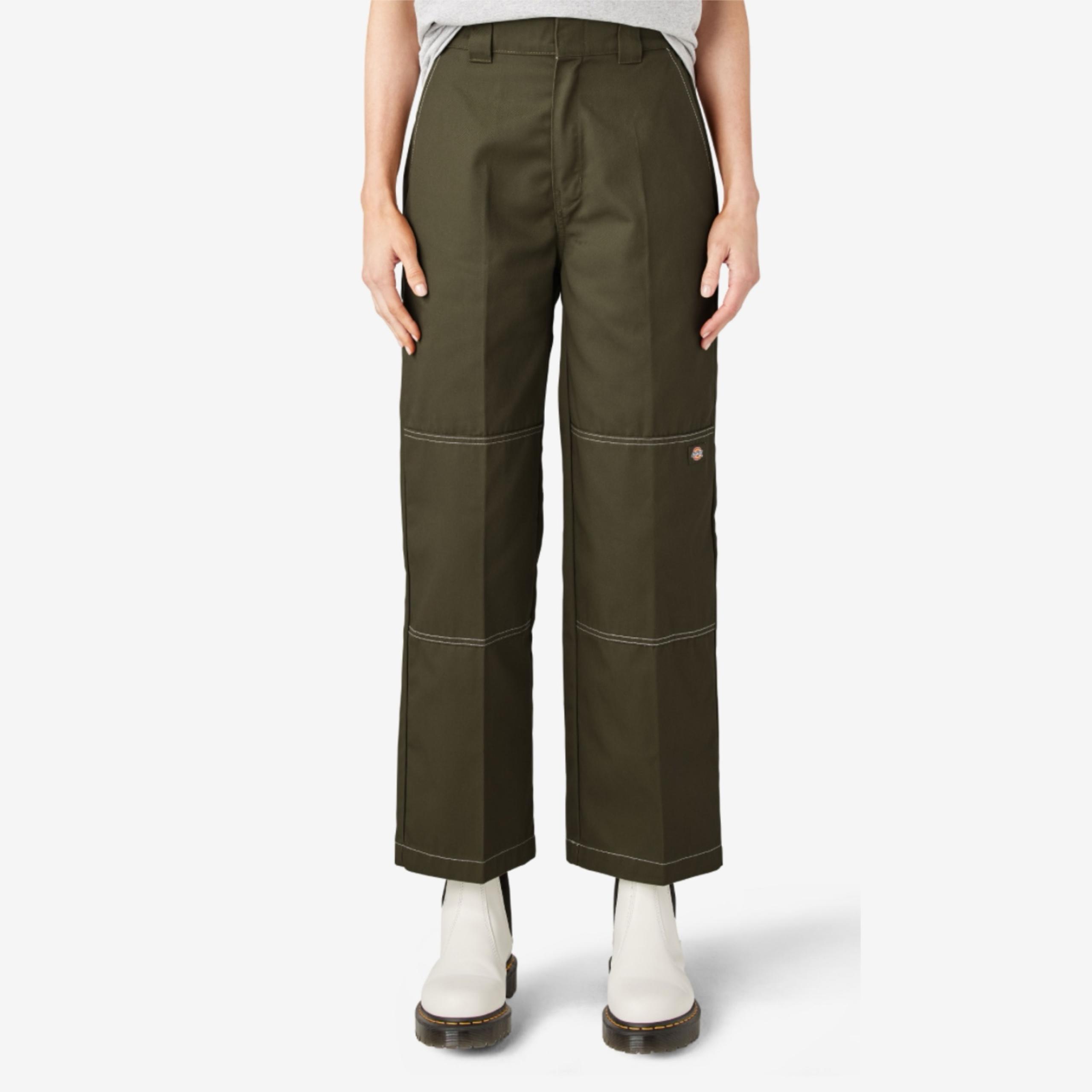 Dickies Double Knee Pants – Olive Green – Size 0 / 26”