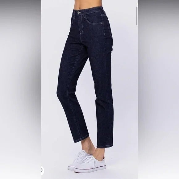 NWT Judy Blue Rinse Wash High Waist Mom Jeans Size 1