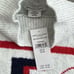 AMERICAN EAGLE Smiley Mock Neck Sweater Size Medium Gray Logo Soft Knit NWT