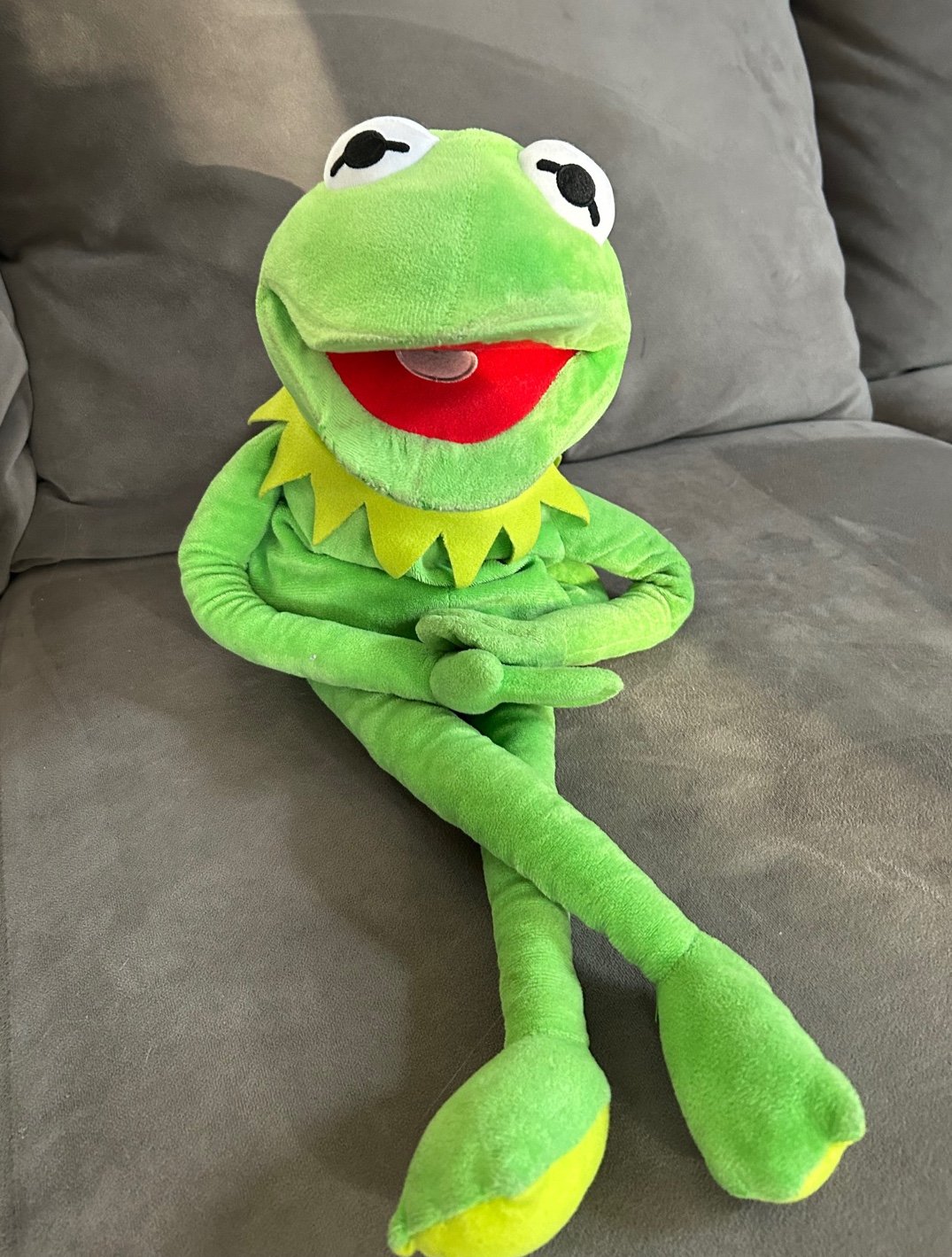 kermit the frog plush the muppets Jim Henson PUPPET