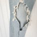 GRLFRND Karolina Light Wash Distressed High-rise Cropped Denim Jeans size 29