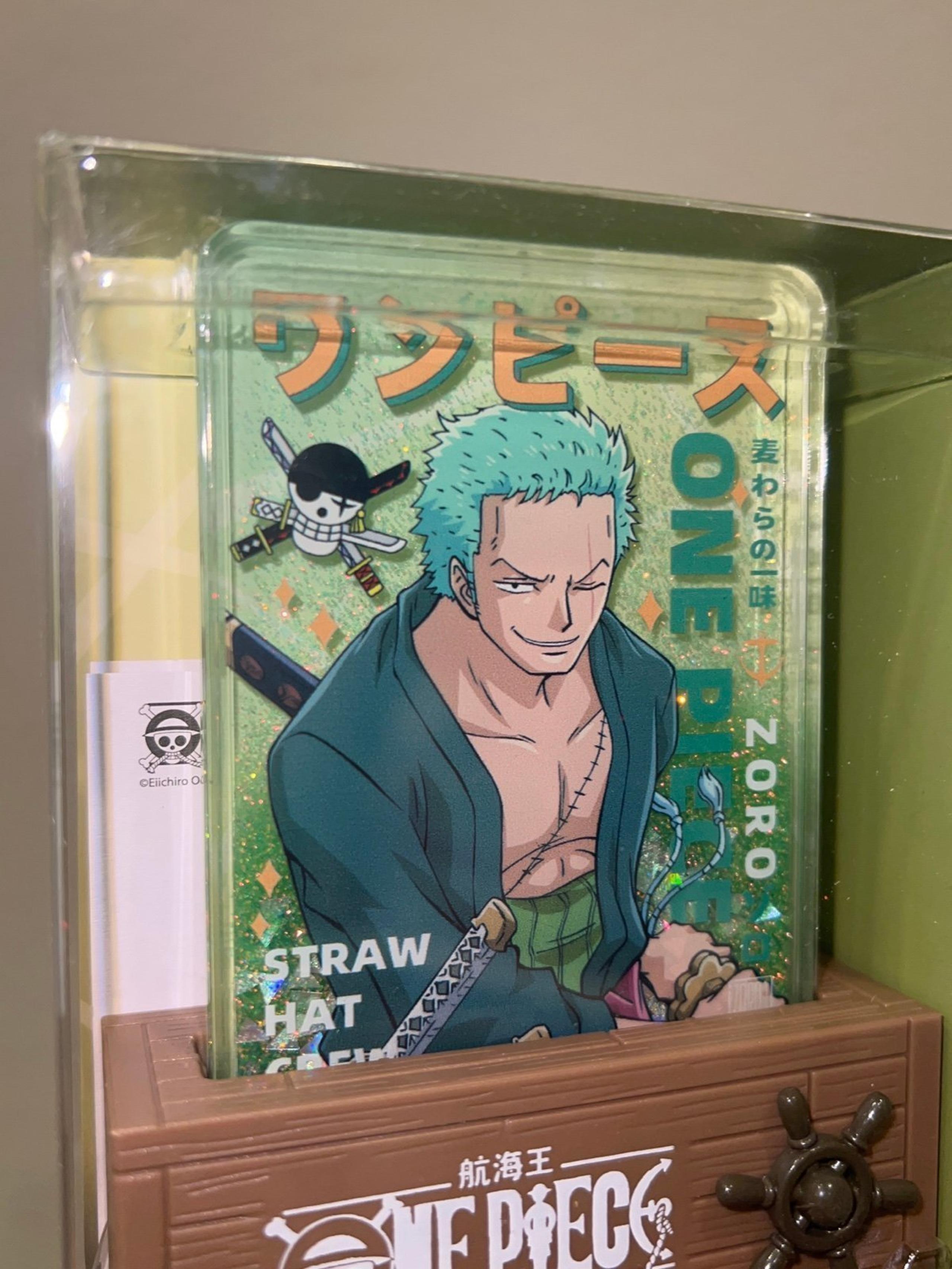 Roronoa Zoro One Piece quicksand acrylic stand light collectible figure toy