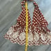 Free People Wild Wild West Polkadot Halter Top Embroidered NEW