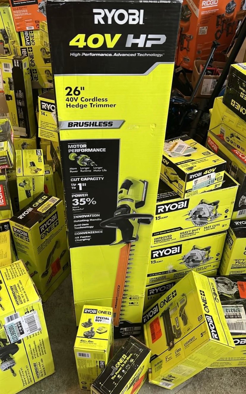 40v cordless hedge trimmer