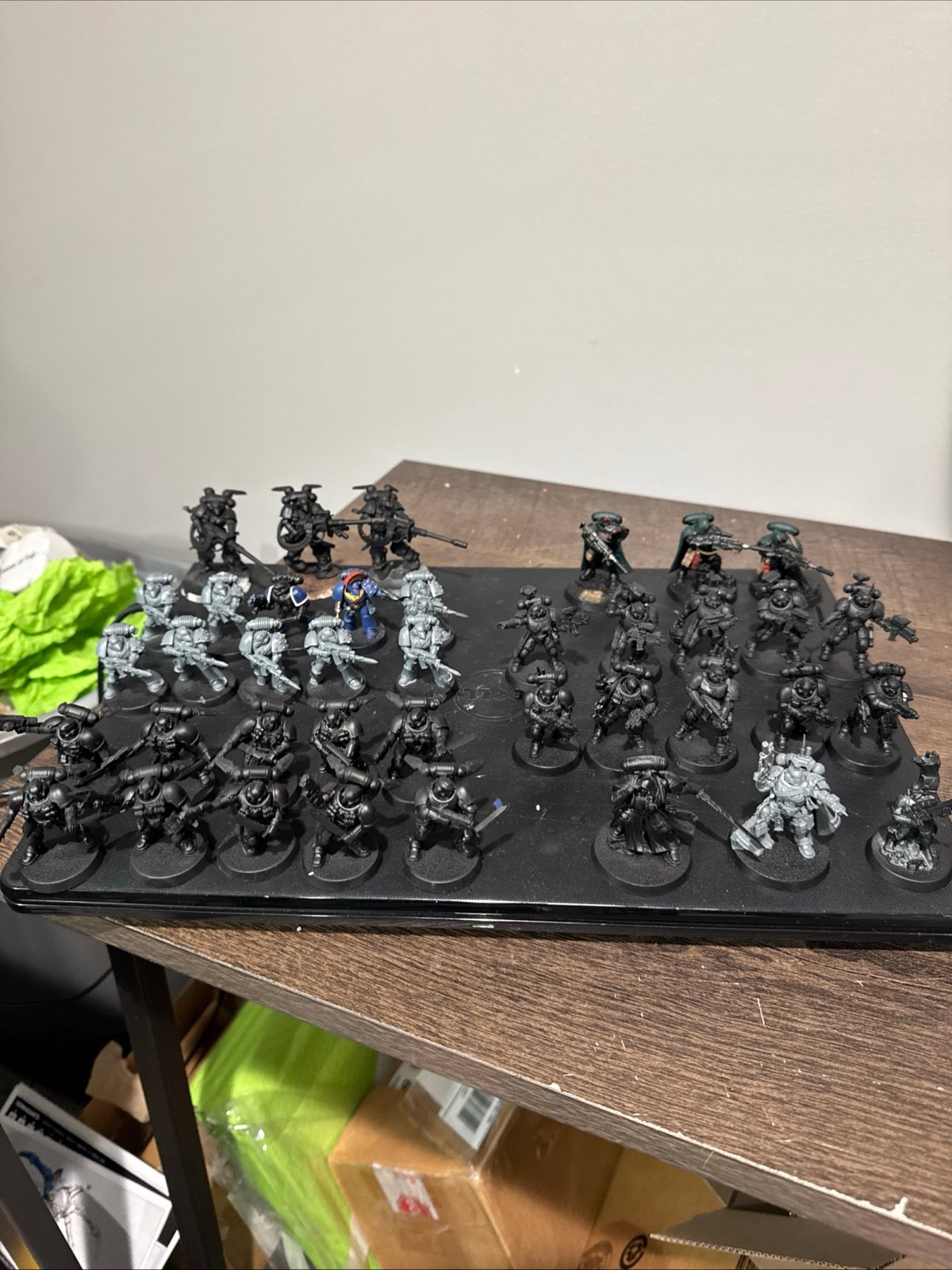 warhammer 40k space marine army lot painted