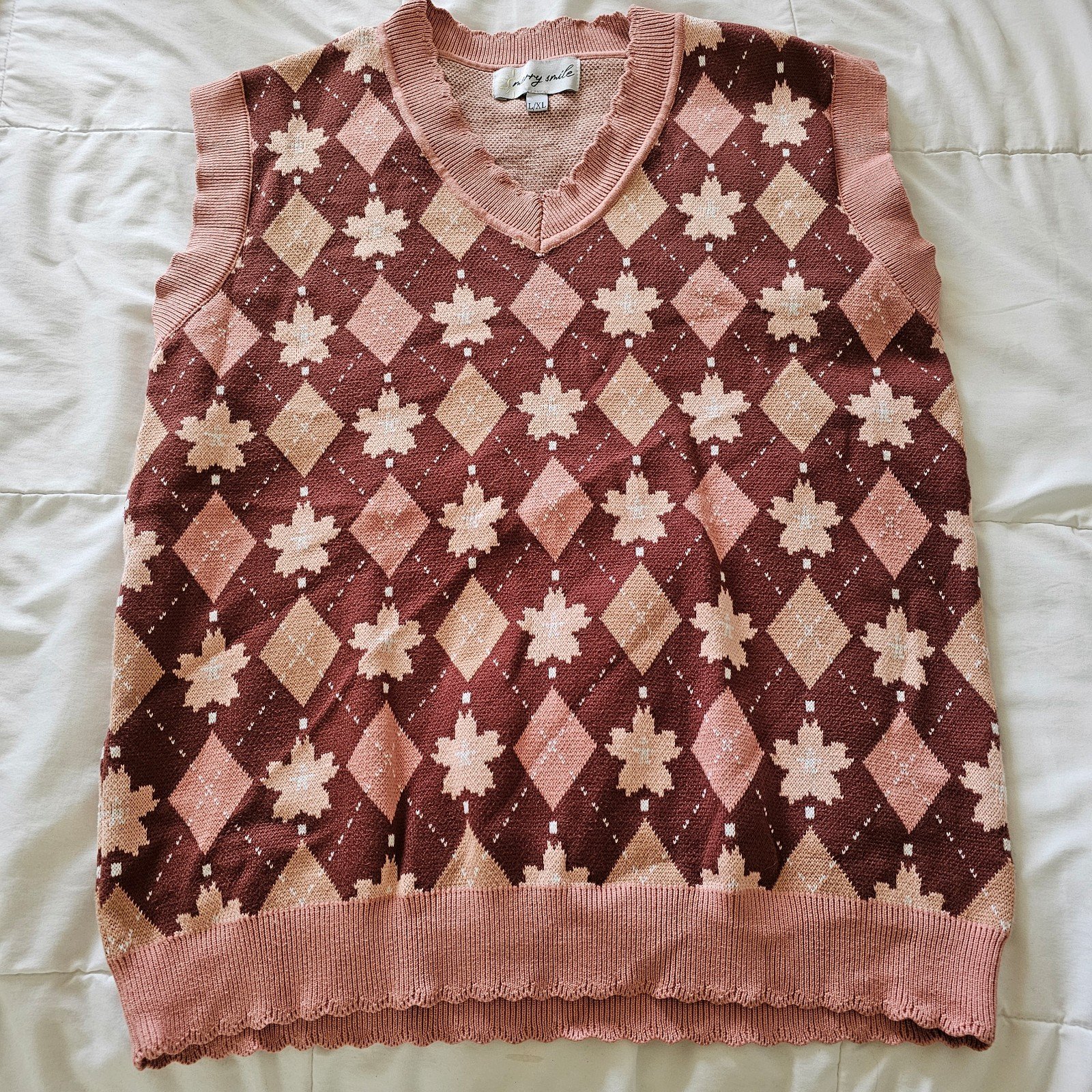 Merry Smile Sakura Sweater Vest