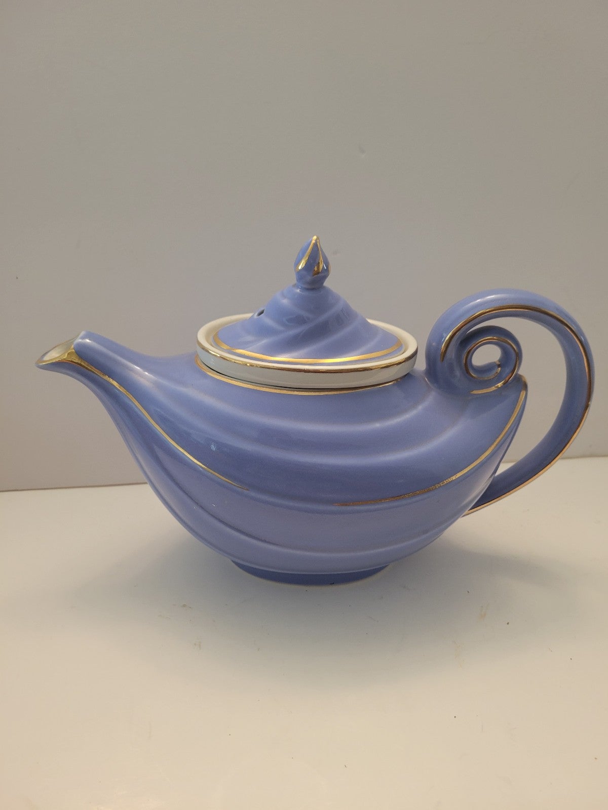 HALL Cadet Blue Teapot Genie Aladdin With Original Diffuser