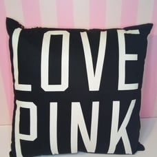 Victoria Secret Pink, Love pink, leopard pillow, leopard head, 2 leopard pillow
