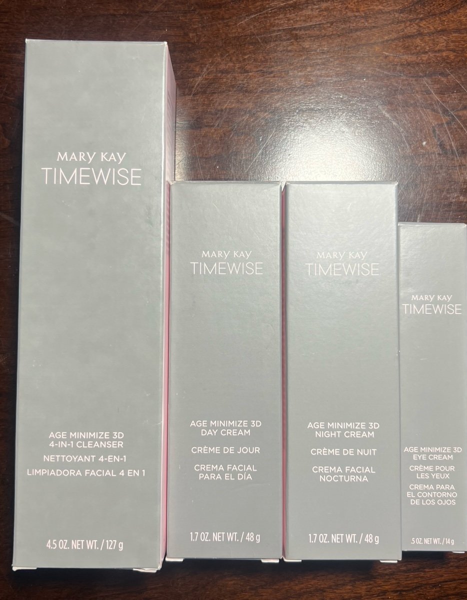 MaryKay Timewise Miracle Set 3D for Combination to Oily Skin. New In Boxes.
