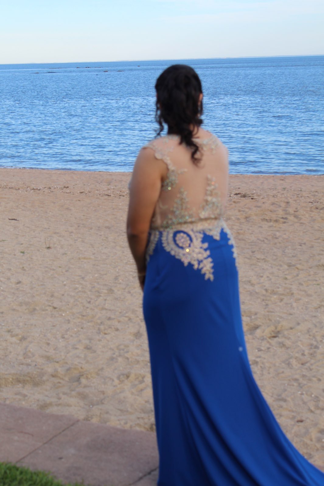 Blue Prom Dress (read description!!!)