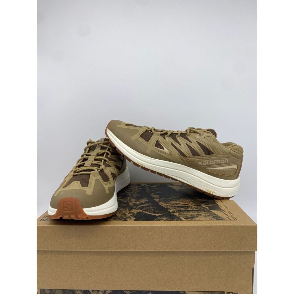 Salomon Shoes Unisex Mens 10.5 Womens 11.5 Tan Odyssey 1 Advanced Hiking NEW