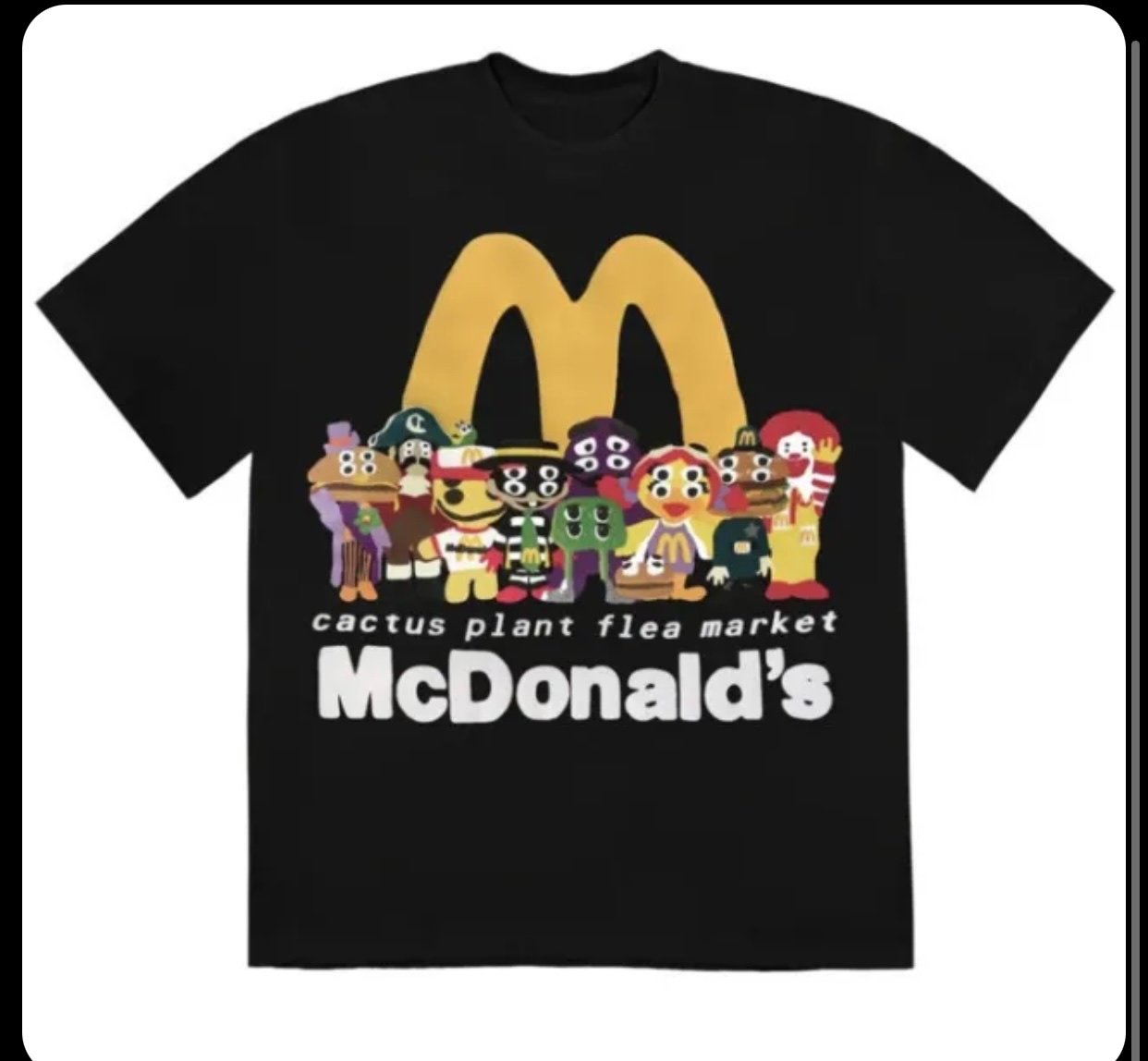 Cactus Jack Flea Market Shirt on hand and size large