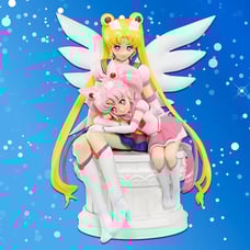 Sailor Moon IchibanKuji A Award Eternal Sailor Moon And Sailor Chibi Moon Figure